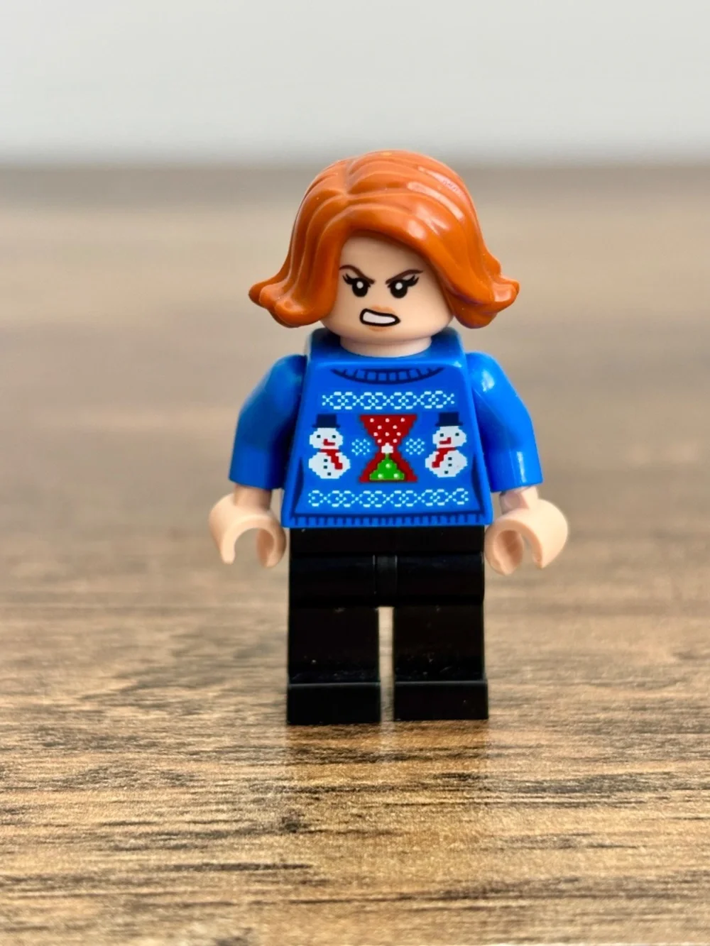 LEGO Black Widow Christmas Holiday Sweater Marvel Minifigure 76267 NEW sh0907